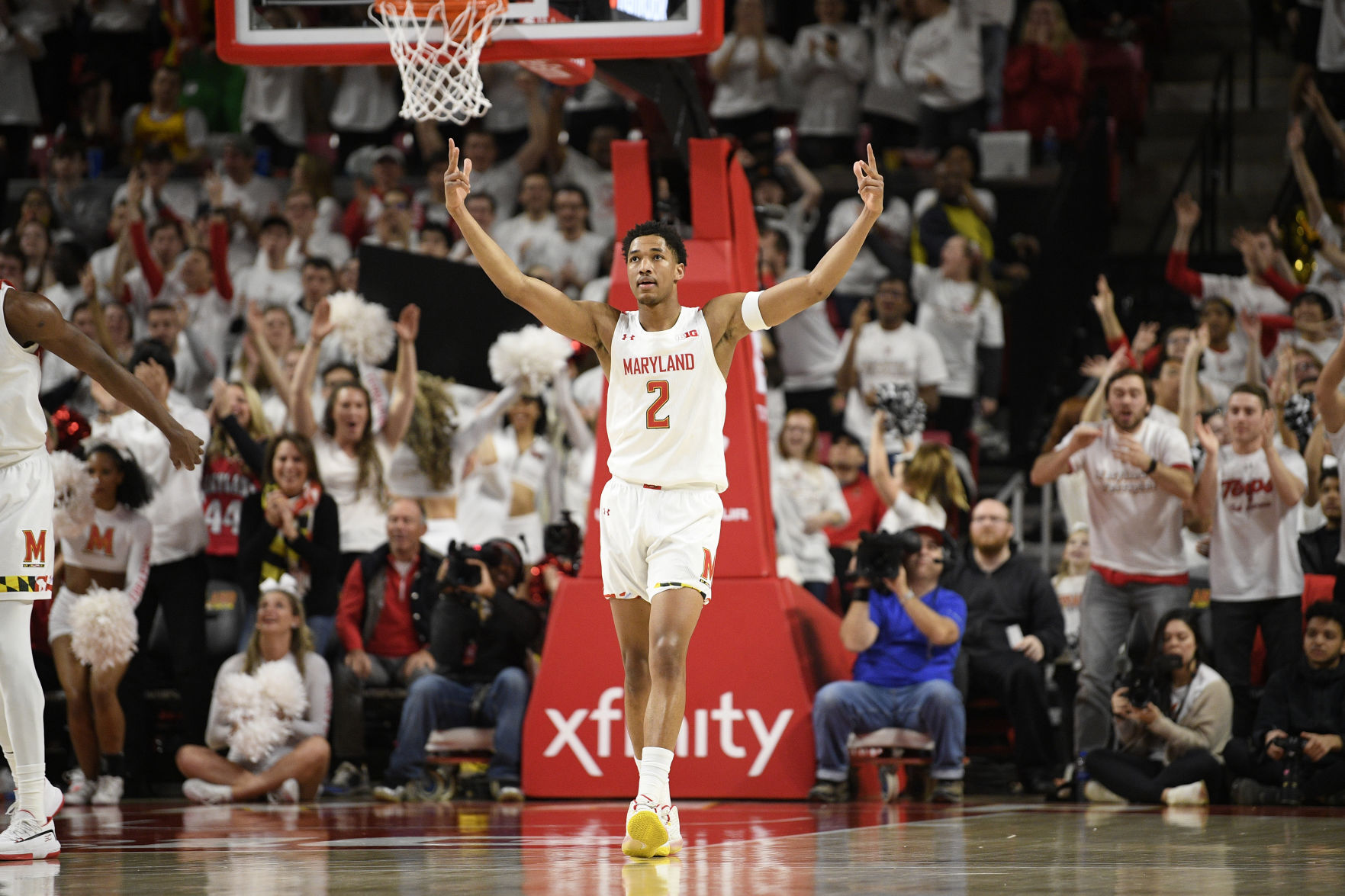Maryland guard Aaron Wiggins